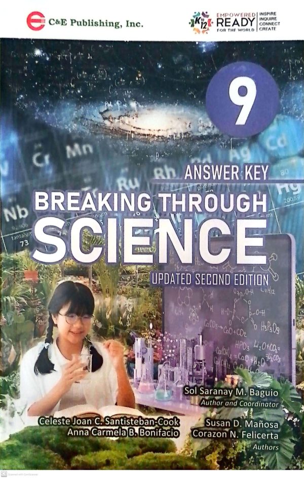 Breaking Through Science 9 TM Answer Key, 2nd Ed